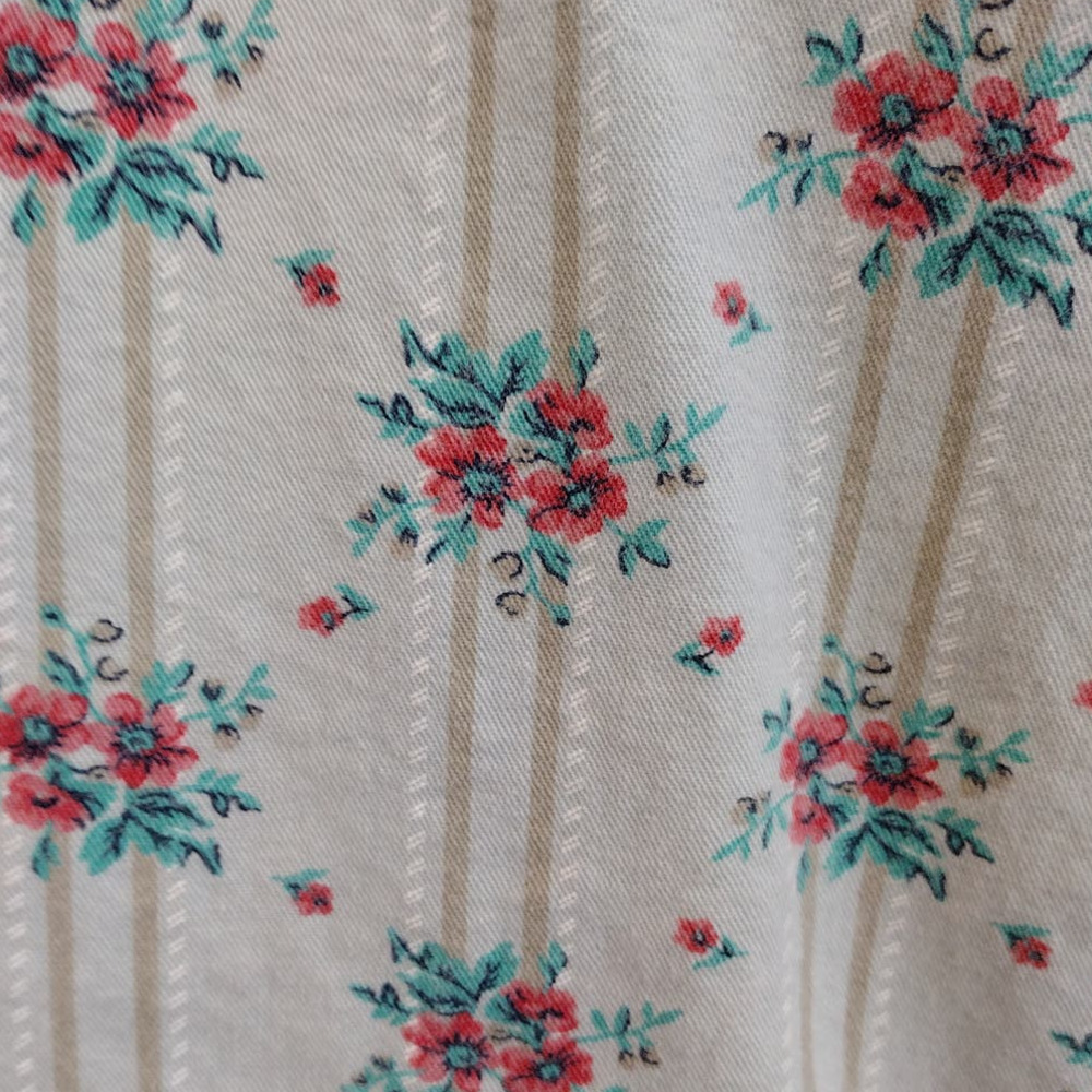 Best American Clothing Co Vintage 90s Floral Paperbag Waist Bib Overall Jumpsuit - Picture 2 of 16